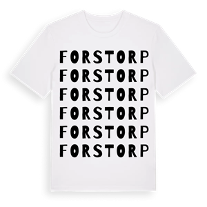 Forstorp ordlek t-shirt – ekologisk bomull t-shirt från PinShirt