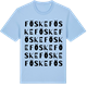 Blue Soul t-shirt med Föske ordlek t-shirt