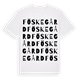 Föske gård ordlek t-shirt