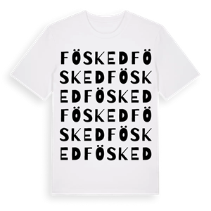 Fösked ordlek t-shirt – ekologisk bomull t-shirt från PinShirt