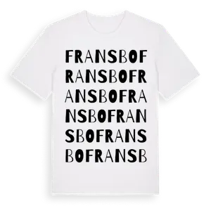 Fransbo ordlek t-shirt – ekologisk bomull t-shirt från Pinshirt