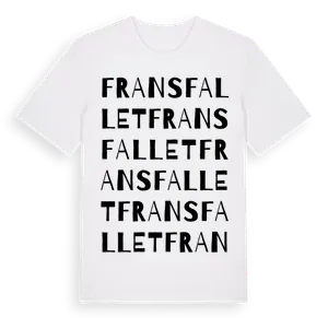 Fransfallet ordlek t-shirt – ekologisk bomull t-shirt från Pinshirt