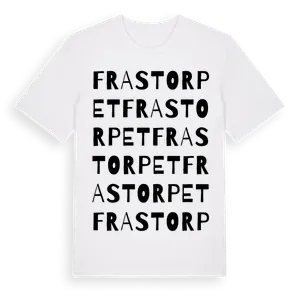 Frastorpet ordlek t-shirt – ekologisk bomull t-shirt från Pinshirt
