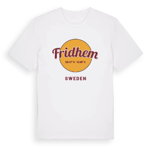 Fridhem cirkel t-shirt – ekologisk bomull t-shirt från PinShirt