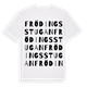 Frödingsstugan ordlek t-shirt