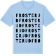 Blue Soul t-shirt med Frosterud ordlek t-shirt