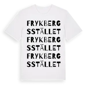Frykbergsstället ordlek t-shirt – ekologisk bomull t-shirt från Pinshirt