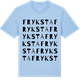 Blue Soul t-shirt med Fryksta ordlek t-shirt