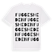 Fuggesheden ordlek t-shirt