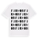 Furmon ordlek t-shirt