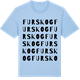 Blue Soul t-shirt med Furskog ordlek t-shirt