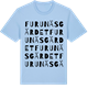 Blue Soul t-shirt med Furunäsgärdet ordlek t-shirt