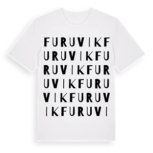 Furuvik ordlek t-shirt – ekologisk bomull t-shirt från PinShirt
