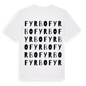 Fyrbo ordlek t-shirt – ekologisk bomull t-shirt från PinShirt