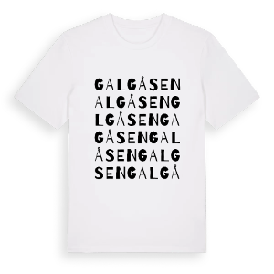 Galgåsen ordlek t-shirt – ekologisk bomull t-shirt från PinShirt