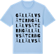 Blue Soul t-shirt med Gällälvsätern ordlek t-shirt