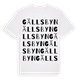 Gällsbyn ordlek t-shirt