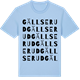 Blue Soul t-shirt med Gällserud ordlek t-shirt