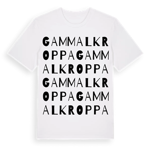 Gammalkroppa ordlek t-shirt – ekologisk bomull t-shirt från PinShirt