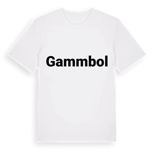 Gammbol fetstil t-shirt – ekologisk bomull t-shirt från PinShirt