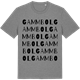 Mid Heather Gray t-shirt med Gammbol ordlek t-shirt