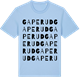 Blue Soul t-shirt med Gaperud ordlek t-shirt