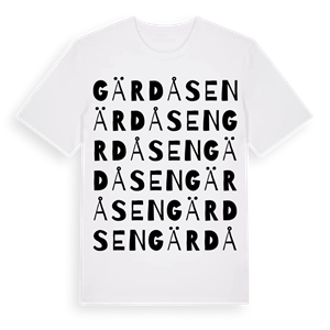 Gärdåsen ordlek t-shirt – ekologisk bomull t-shirt från PinShirt