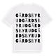 Gärdsbyrud ordlek t-shirt