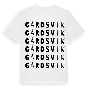 Gårdsvik ordlek t-shirt – ekologisk bomull t-shirt från PinShirt