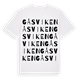White t-shirt med Gåsviken ordlek t-shirt