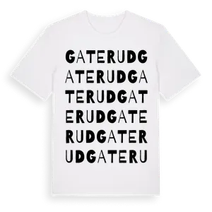 Gaterud ordlek t-shirt – ekologisk bomull t-shirt från Pinshirt