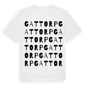 Gattorp ordlek t-shirt – ekologisk bomull t-shirt från PinShirt