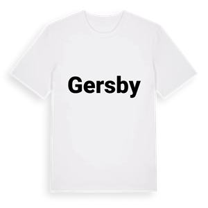 Gersby fetstil t-shirt – ekologisk bomull t-shirt från PinShirt