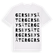 Gersbysäter ordlek t-shirt