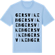 Blue Soul t-shirt med Gersviken ordlek t-shirt