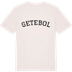 Vintage White t-shirt med Getebol böjd t-shirt