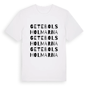 Getebolsholmarna ordlek t-shirt – ekologisk bomull t-shirt från PinShirt