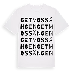 Getmossängen ordlek t-shirt – ekologisk bomull t-shirt från PinShirt