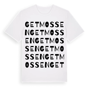 Getmossen ordlek t-shirt – ekologisk bomull t-shirt från PinShirt