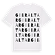 Gibraltar ordlek t-shirt