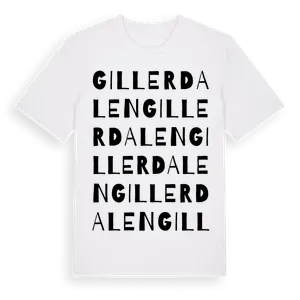 Gillerdalen ordlek t-shirt – ekologisk bomull t-shirt från Pinshirt