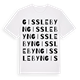 Gisslebyn ordlek t-shirt
