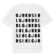 Gjordsbol ordlek t-shirt