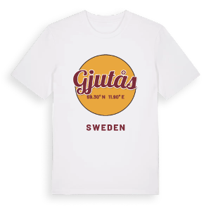 Gjutås cirkel t-shirt – ekologisk bomull t-shirt från PinShirt