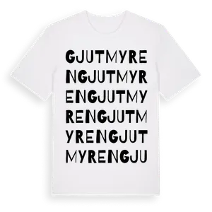 Gjutmyren ordlek t-shirt – ekologisk bomull t-shirt från Pinshirt