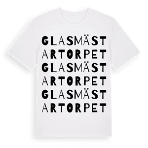 Glasmästartorpet ordlek t-shirt – ekologisk bomull t-shirt från PinShirt