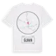 White t-shirt med Glava t-shirt