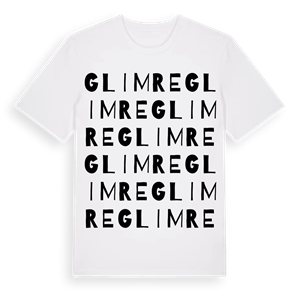 Glimre ordlek t-shirt – ekologisk bomull t-shirt från Pinshirt