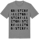 Mid Heather Gray t-shirt med Gnisterfallet ordlek t-shirt