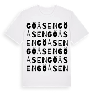 Göåsen ordlek t-shirt – ekologisk bomull t-shirt från PinShirt